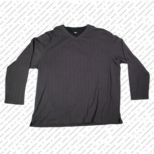 Double layered V-neck Long Sleeve